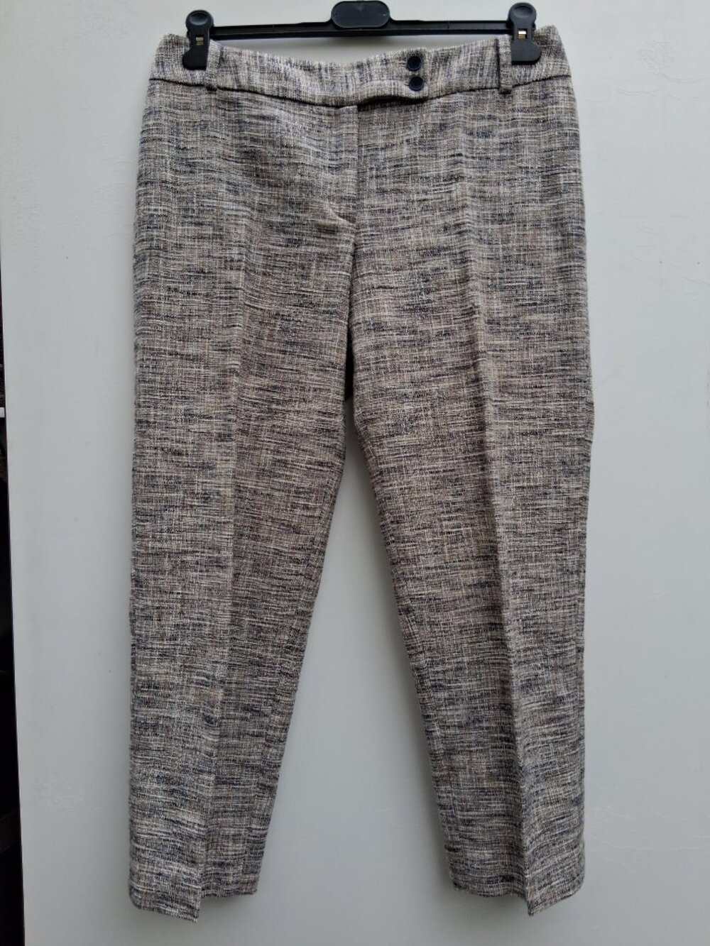 Vintage Talbots Signature cotton tweed cropped women's pants (size 8)